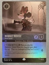 Minnie Mouse - Ghost Hunter (Epic) 220/204 Whispers in the Well Holo