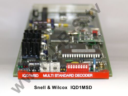 Snell & Wilcox IQD1MSD - Multistandard Decoder - geprüft vom Fachhändler - - Afbeelding 1 van 1