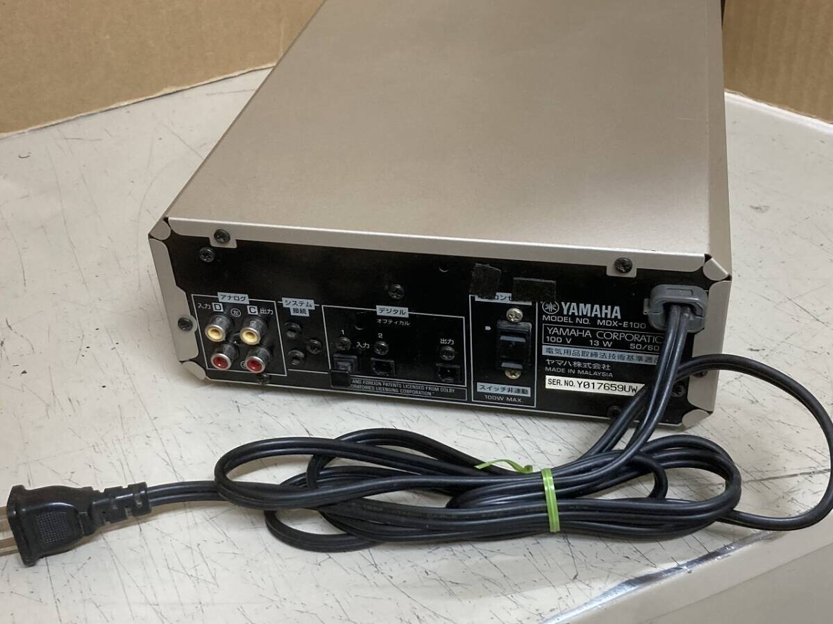 YAMAHA MDX-E100 ヤマハ MDレコーダー MDデッキ USED YAMAHA MDX-E100 High Specs MD Deck Recorder | eBay
