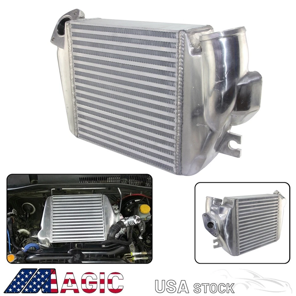 Intercooler turbo de montaje superior para Subaru Impreza WRX Forester XT Legacy GT EJ25 Foto 2 de 4