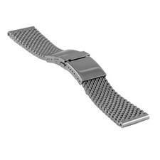 Staib Watch Strap Milanese / Mesh, Safety Clasp, W 24 x 20 mm, L 150 mm