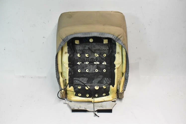 00-06 BMW E53 X5 Front Left Driver Side Top Upper Seat Cushion Cover Beige - Image 4 of 4