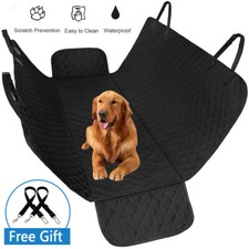 Dog Seat Cover Hammock Pet Seat Pad Back Waterproof Car Truck  Pet Seatbelt