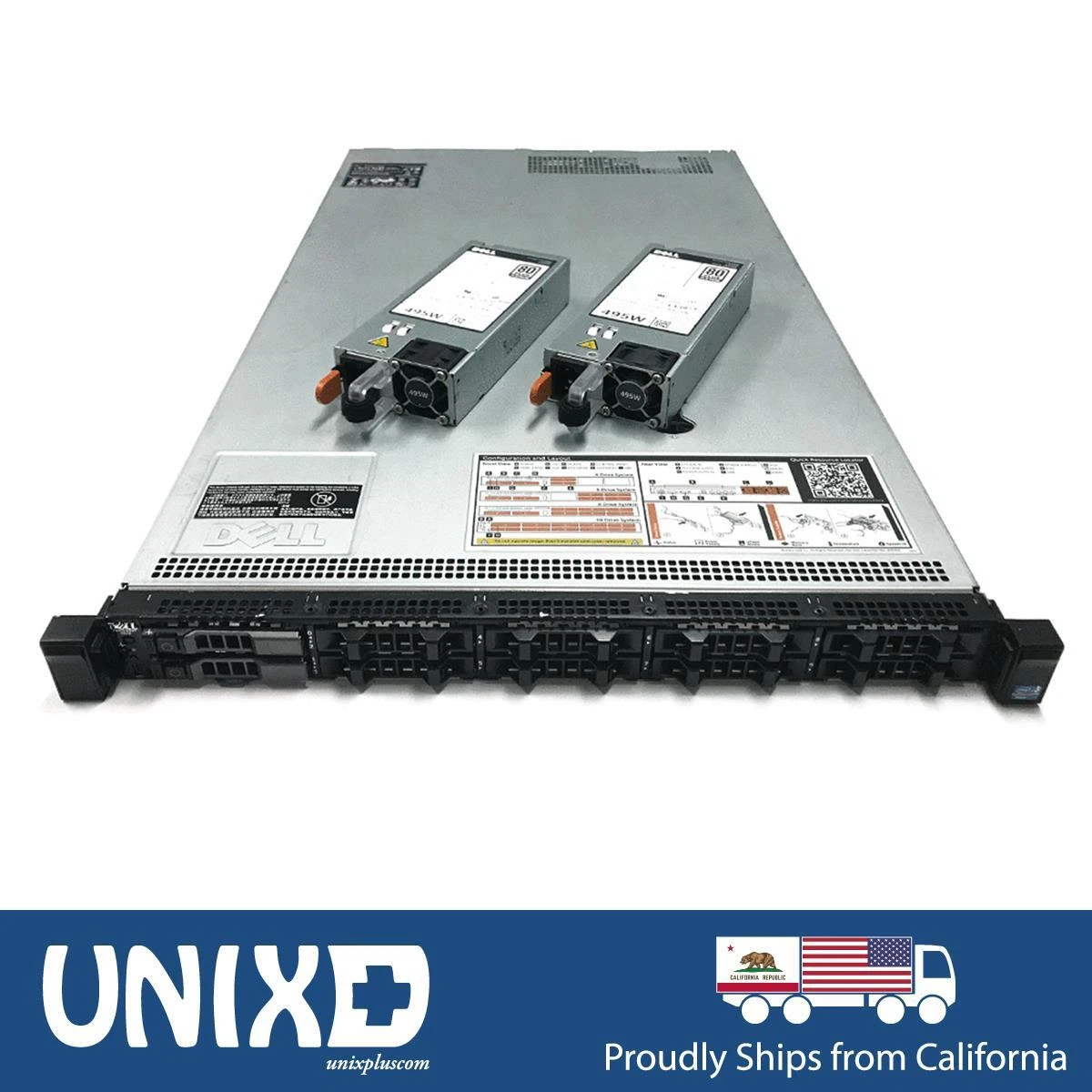 Dell PowerEdge R620 10 Bay Server 2x E5-2640 12C 128GB 2x 900GB