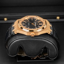 Audemars Piguet 15400OR.OO.D002CR.01.A Royal Oak Black Dial 41mm Watch 3