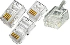 Western Connector Crimp RJ 10, 11, 12, 45 and with Side Offset Detent