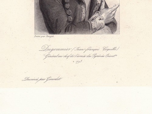 Portrait Jacques François Coquille Dugommier Révolution Française Guadeloupe - Picture 9 of 9