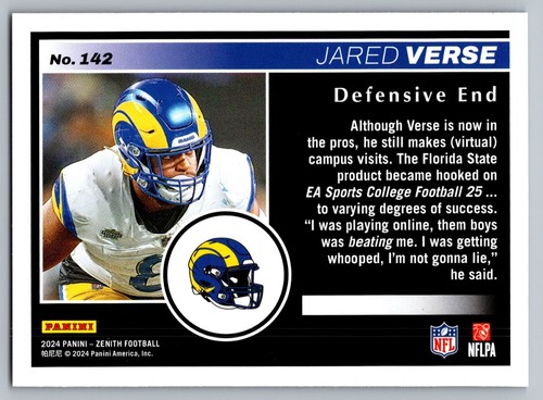 2024 Panini Zenith Football Retail Base 1-200 Pick your card - Picture 239 of 277