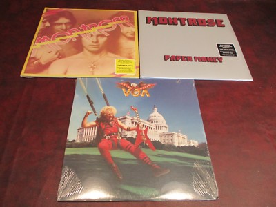 MONTROSE DELUXE VERIFIED RARE EDITIONS 2LP SETS +SAMMY HAGAR VOA 1984 GEFFEN LP