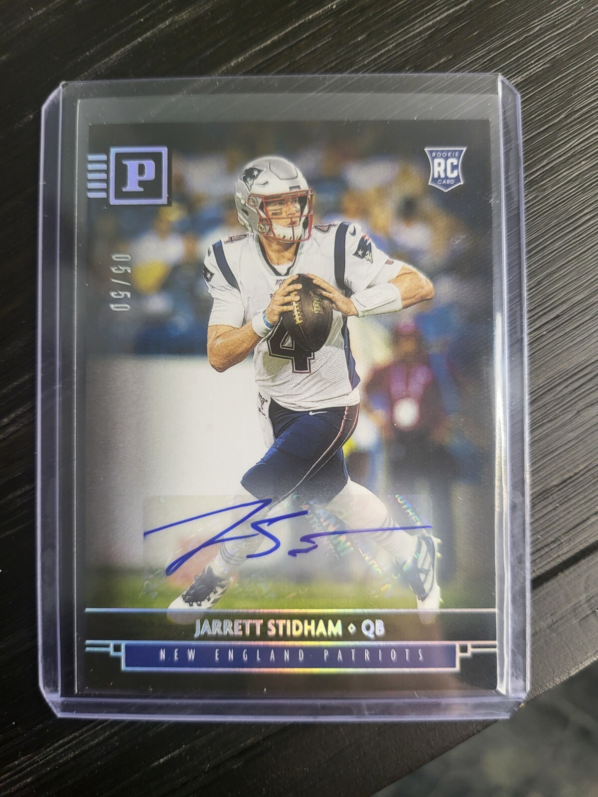 2019 Chronicles Panini Jarrett Stidham Rookie Holo Silver  Auto 5/50 