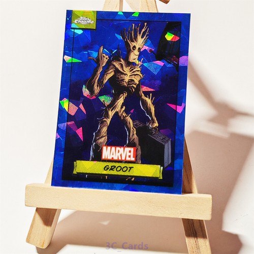 2024 Topps Chrome Marvel Sapphire Groot #70