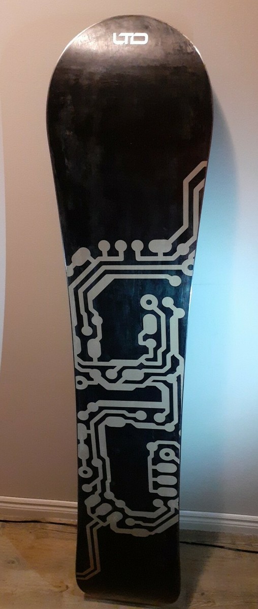 LTD Snowboard Prodigy 157 Black Circuit Board Print Good LTD Snowboard Prodigy 157 Black Circuit Board Print Good