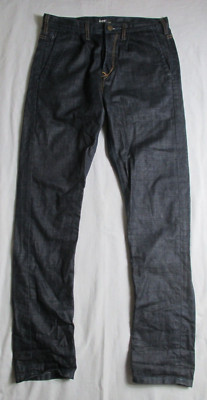 Lee Rizer Pleat Mens Jeans W30 L34 Dark Blue