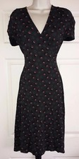 STYLISH TIE BACK DRESS BY M&S  SIZE 8 BNWT