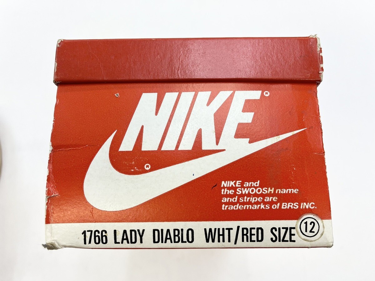 靴 NIKE LADY DIABLO US6.5 1982 Nike Lady Diablo Sz 7 running shoes - vintage original