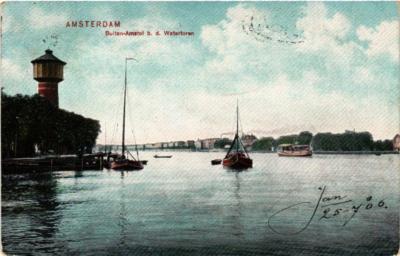 CPA AK AMSTERDAM Außerhalb Amstel b.d. Wasserturm. NIEDERLANDE (624925)