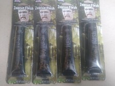 Lot of 4 Zombie Flesh Makeup fun world
