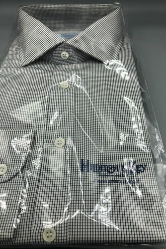 HILDITCH & KEY Black & White Fine Check Shirt, UK:17,5, EU:44, UVP:175£ - Bild 11 von 12