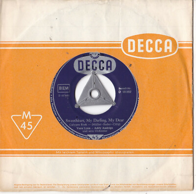 Vera Lynn, Addy Andrigo Und Sein Orchester -Bon Giorno / Sweetheart...- 7'' 45