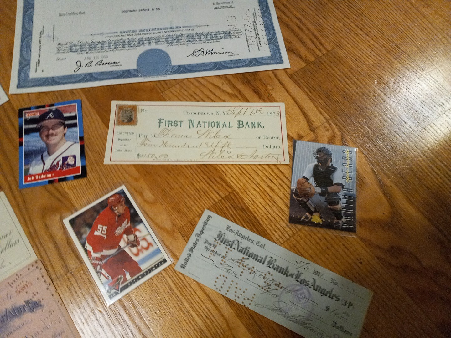 Ephemera Lot 50+ Items Buffalo Nickels Stocks Trading Cards Stamps