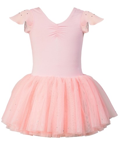 Flo Dancewear Little Kid Girls Embellished Tutu Dance Dress,Pink,XX-Small - Picture 2 of 2