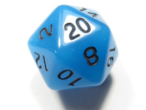 NEW RPG Dice Set of 7 - Frost Blue D4 D6 D8 D10 D12 D20 D00-90 - Picture 7 of 8