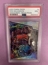 2020-21 Panini Prizm Zion Williamson #4 WIDESCREEN-MOJO PRIZM /25 PSA 9 #9237 T6