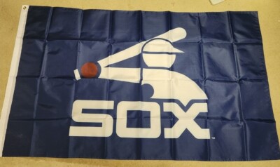 Chicago White Sox Flag 3x5 ft Indoor Outdoor MLB  Hitman Logo (1976-1990)  CWS1