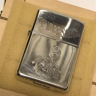 ZIPPO Spider-Man pure silver STERLING sterling silver 1996 with 