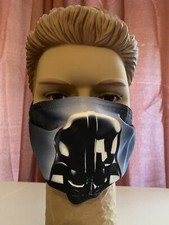 Large Adult Face Mask w/ Nose Wire Filter Pocket Adjustable - Darth Vader