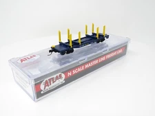 Atlas N 50006274 Ontario Northland ONT 45' Logging Flatcar Freight Car N Scale