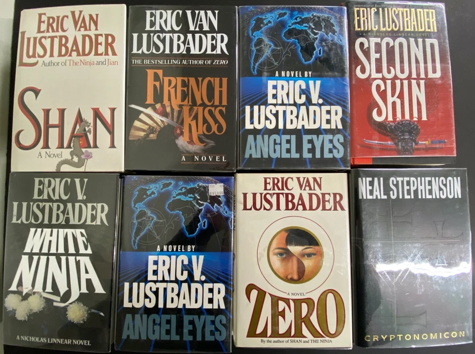 Nice lot of 7 Eric Van Lustbader Books + 1 Neal Stephenson Criptonomicon ALL FE - Image 3 of 3