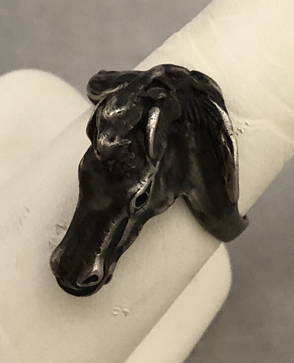 Awesome Vintage Solid Sterling Silver Equestrian … - image 9