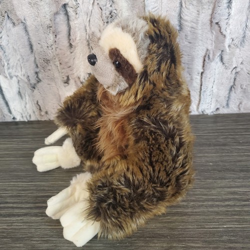 Aurora COSTA RICA Sloth Fuzzy Plush Furry 9" Stuffed Animal - Hangs EUC - Picture 5 of 11