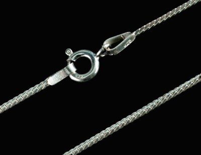 Chaîne Fine En Argent 925/1000 Pour Femme - Maille - Avec Réserve Pour Ajuster La Longueur - Neuf Avec Étiquettes