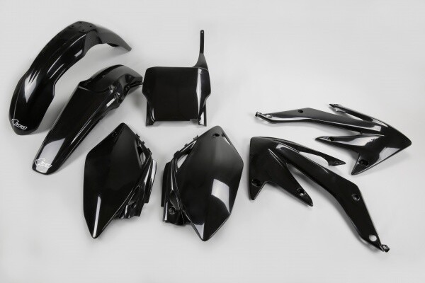 Kunststoff Verkleidung Kit Honda CRF 450 R 2005 - 2006 Schwarz Ufo Plast-image