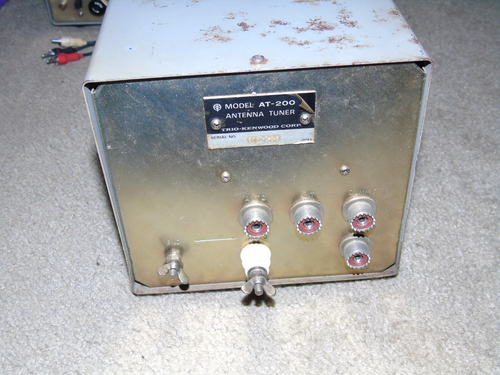 Kenwood AT- 200 Antenna Tuner Unit for TS-520S Transceiver, Untested Parts - Zdjęcie 4 z 8