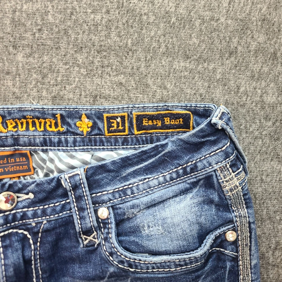 Pantalones Cortos Rock Revival Para Mujer 31 Aliana Corte Cuero Puntada Botín Daisy Dukes Foto 2 de 4