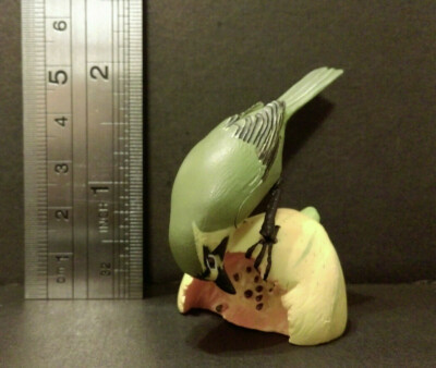 RARE Kaiyodo Natural Monuments of Japan Bonin White Eye Bird Figure