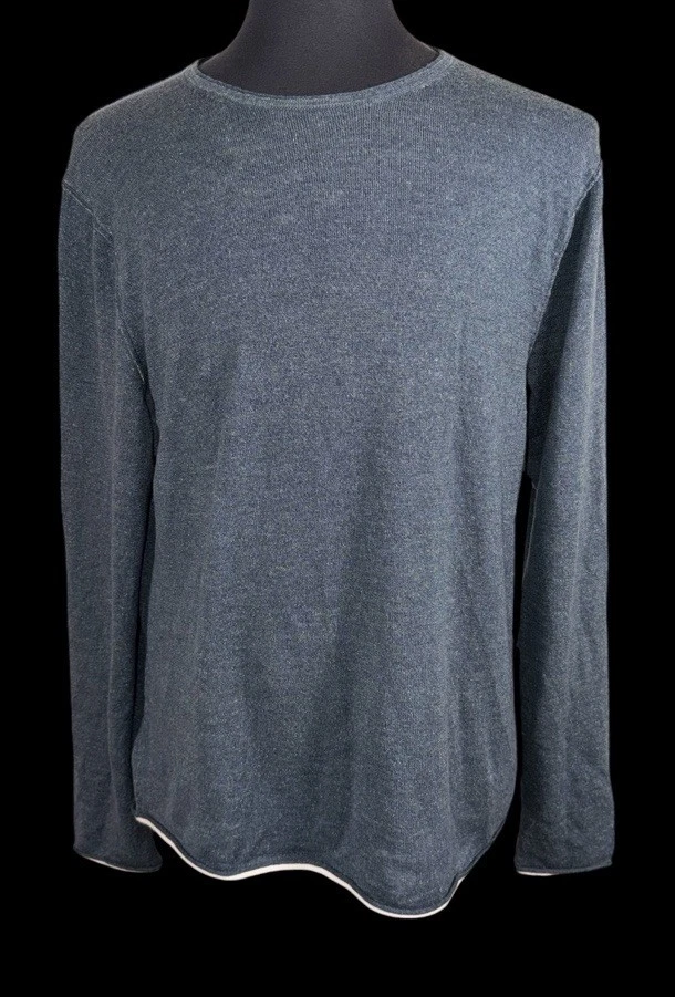 RAG & BONE COTTON LINEN PULLOVER SHIRT SZ L - Image 2 of 4