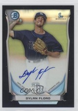 2014 Bowman Prospect Chrome Black Refractor 55/99 Dylan Floro #BCAP-DF Auto 2z0