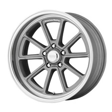 American Racing Vintage Vn510 Draft 18x10 5x5.0 Vintage Silver Diamond Wheel 18