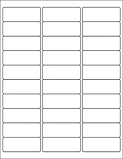 [500 Sheets] 1” X 2-5/8” Printable Address Label 30-up Mailing Labels for Env...