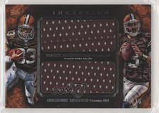 2012 Topps Inception 10/15 Trent Richardson Brandon Weeden #DJR-RWE 4r6