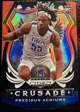 2020 Panini Prizm Draft Picks Collegiate #88 Precious Achiuwa Red White and Blue