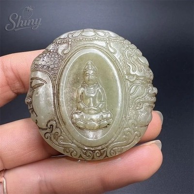 Authentic Ancient Chinese Artifact  Statue Feng Shui Ornaments Buddhist gemstone