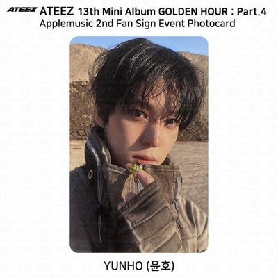 ATEEZ 13th Mini Album Golden Hour Part.4 AppleMusic 2nd Fan Sign