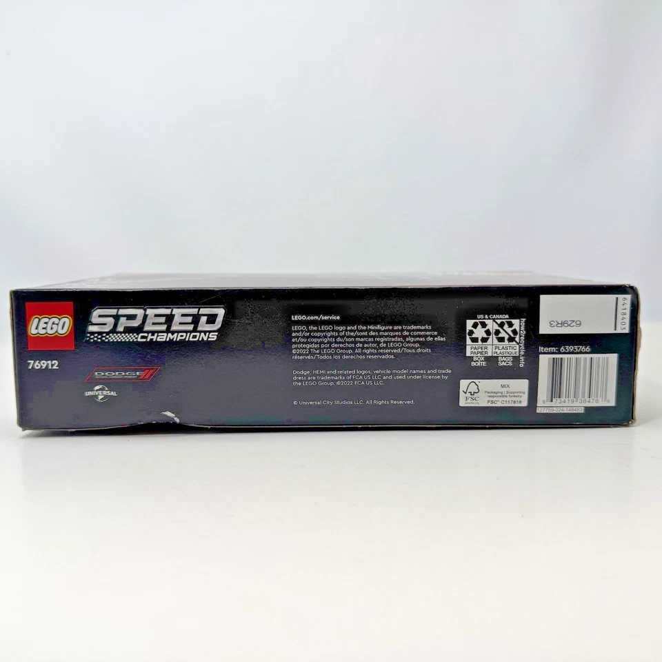 LEGO® Speed Champions 76912 FAST & FURIOUS '70 Dodge Charger R/T FACTORY SEALED - Image 4 of 4
