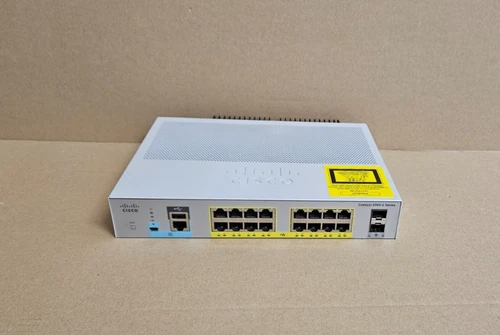 Cisco WS-C2960L-16PS-LL - PoE Gigabit Managed Switch 2960L - 16 Ports + 2 SFP