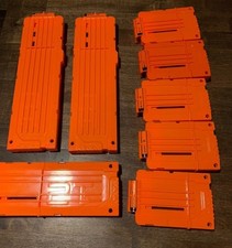 Lot Of NERF Dart Ammo Magazines Mixed Sizes 6 Dart 12 Dart 18 Dart Mags
